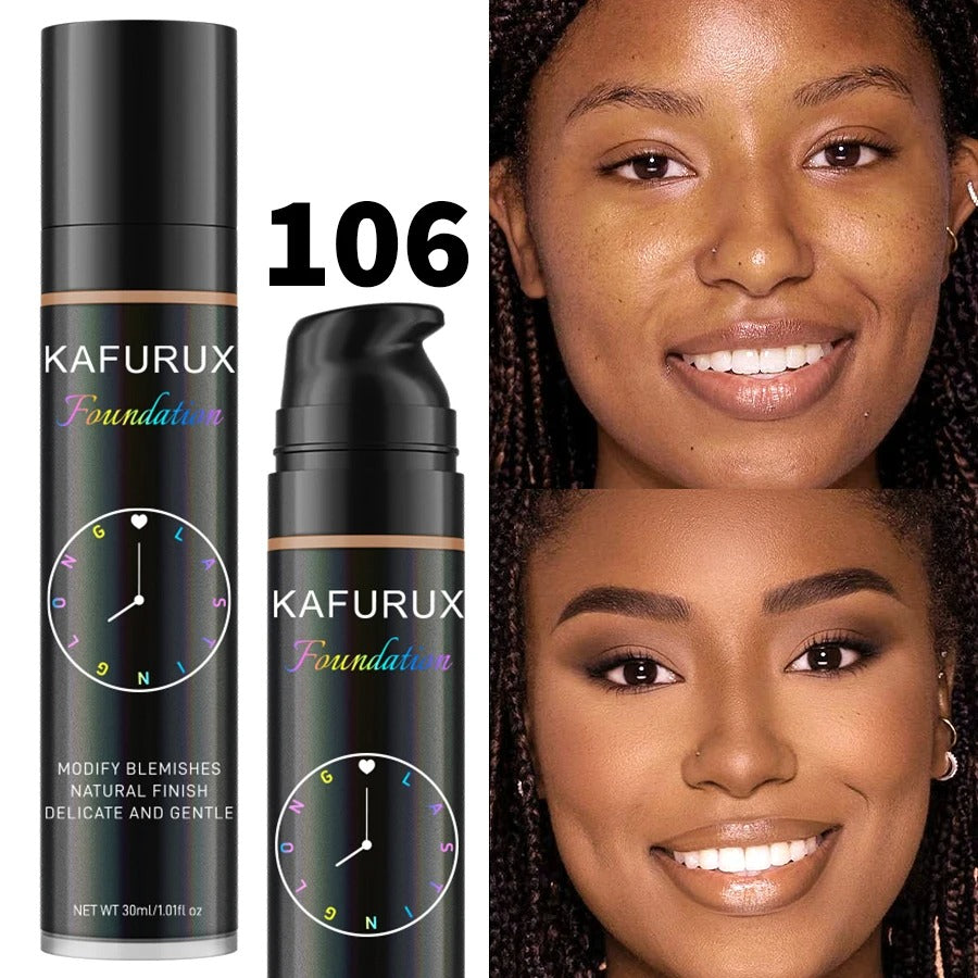 2-in-1 Liquid Foundation and Concealer – Long-Lasting Waterproof Korean Face Base Makeup