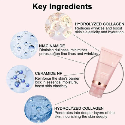 Korean Collagen Wrapping Peel-Off Facial Mask infused with Hydrolyzed Collagen