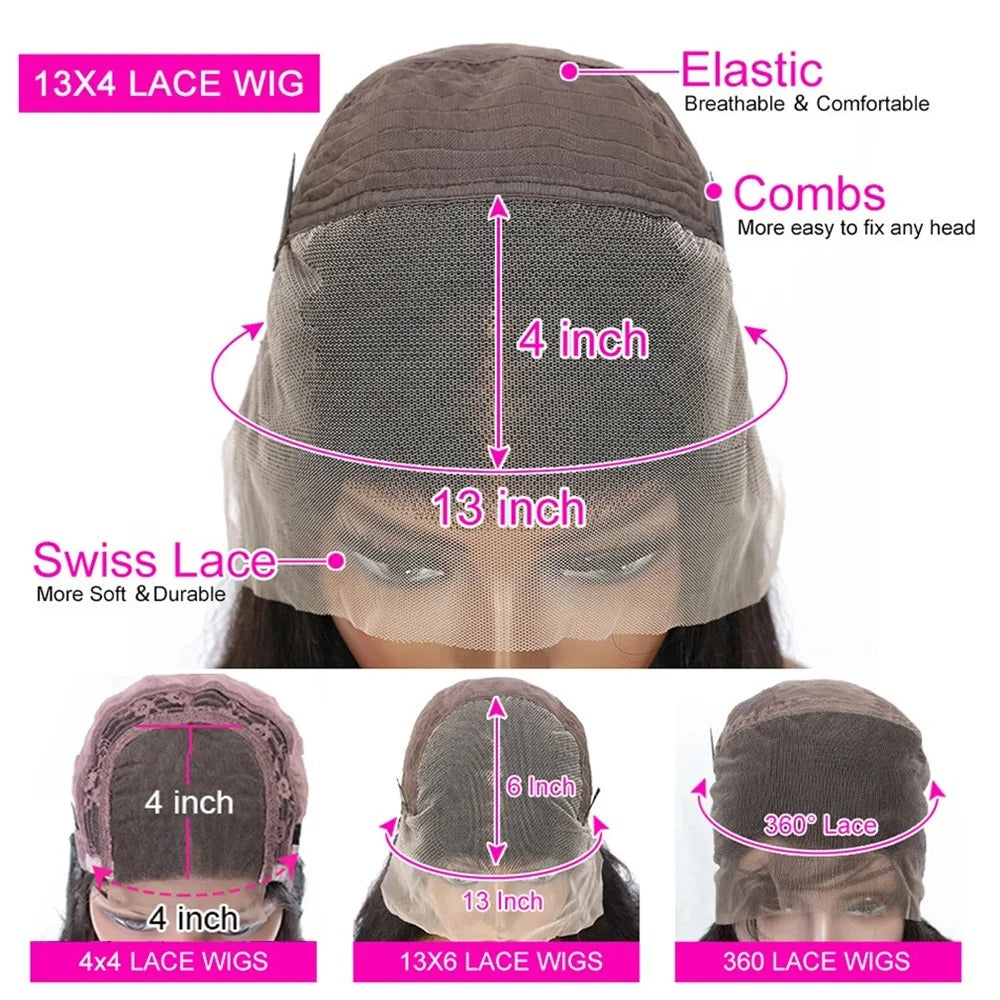 Soft Body Wave 30” Wig for Women – Chocolate Brown HD Lace Front