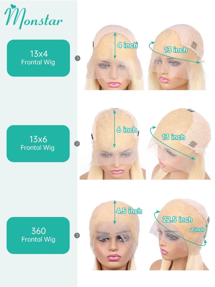 613 Honey Blonde Body Wave Wig – 13x4 / 13x6 / 360 HD Transparent Lace