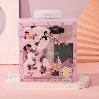 Premium Jade Roller & Gua Sha Gift Set for Girls & Women