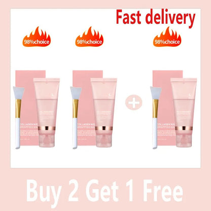 Korean Collagen Wrapping Peel-Off Facial Mask infused with Hydrolyzed Collagen